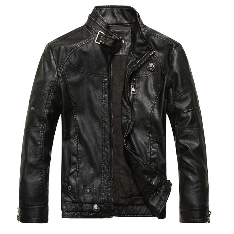 Heren Bikerjack Slim Fit Met Ritssluiting 2