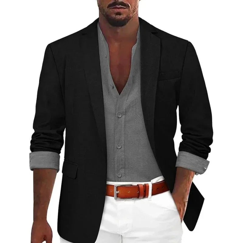 Heren Blazer Getailleerd Stijlvol 7