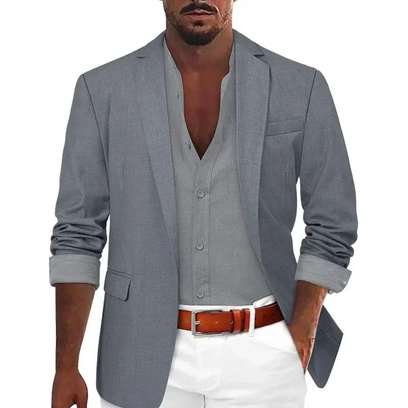Heren Blazer Getailleerd Stijlvol 8