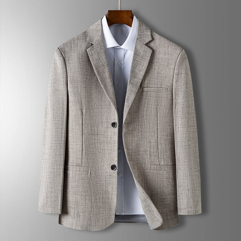 Heren Blazer Moderne Stijl Recht Gesneden Met Twee Knopen 0