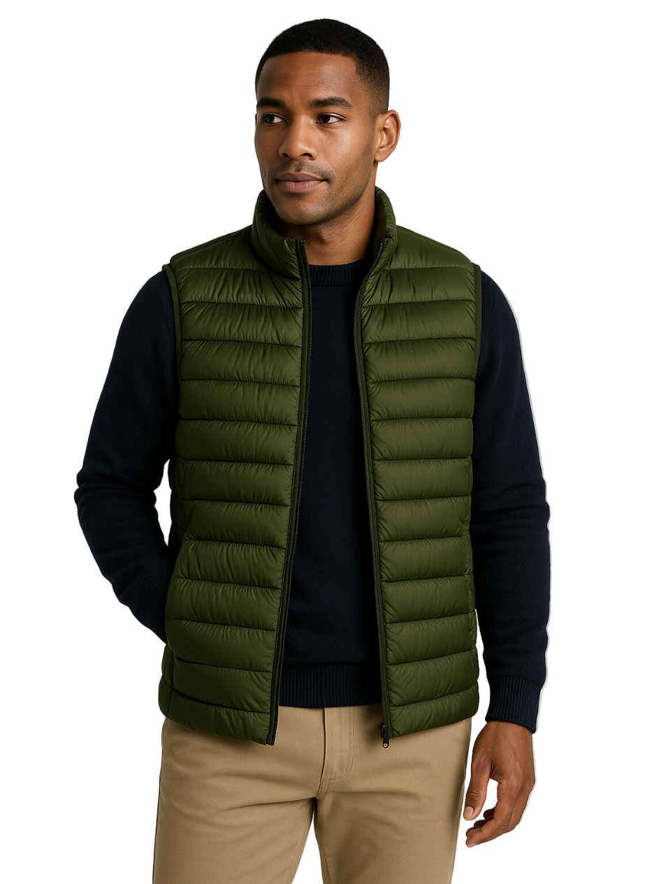 Heren Bodywarmer Minimalistisch Ontwerp 0