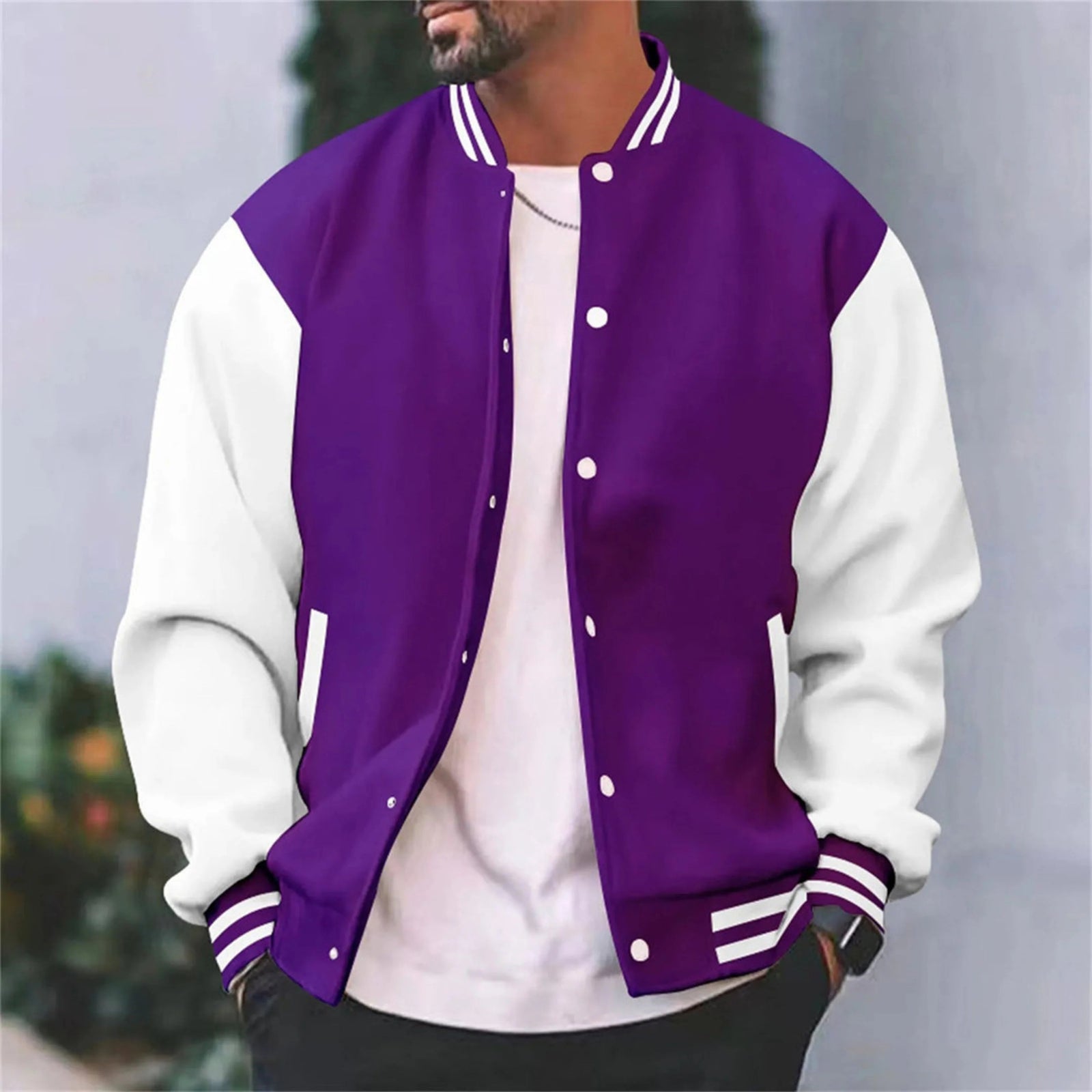 Heren Bomberjack Varsity Stijl 3