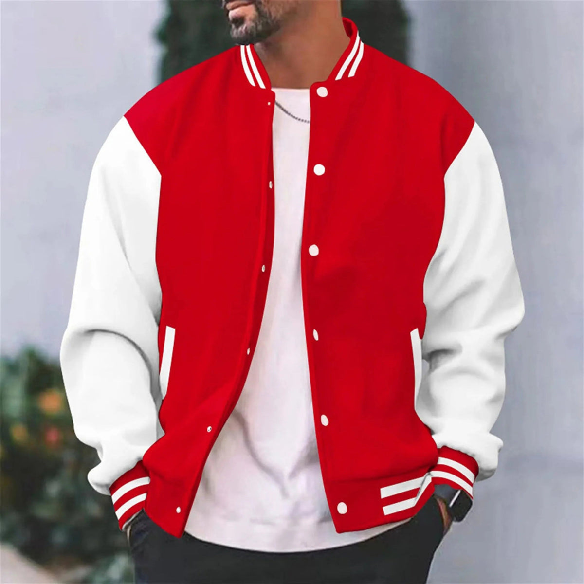 Heren Bomberjack Varsity Stijl 4