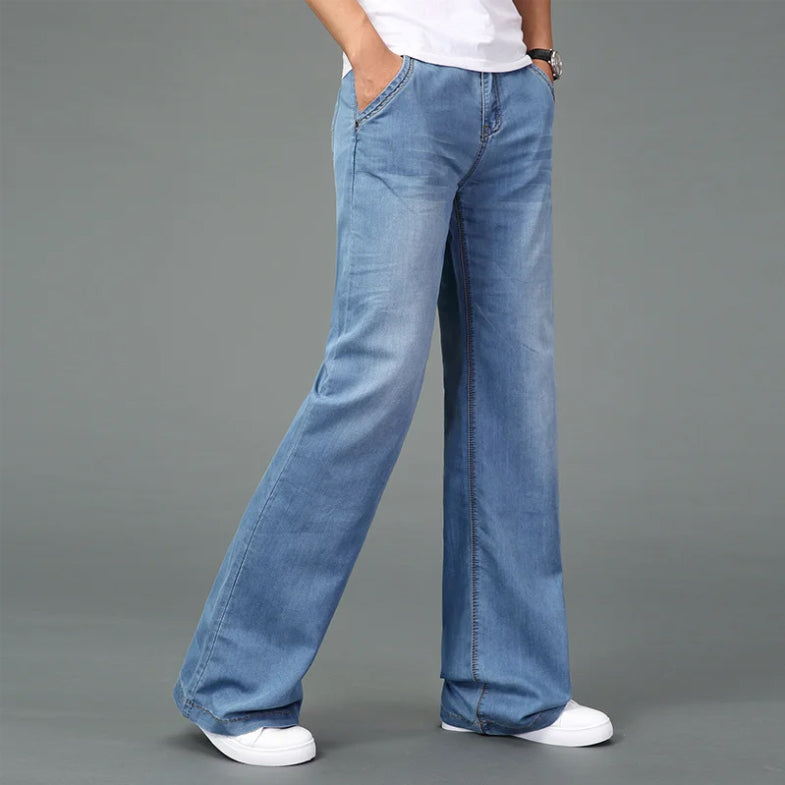 Heren Bootcut Jeans Retro Stijl 1