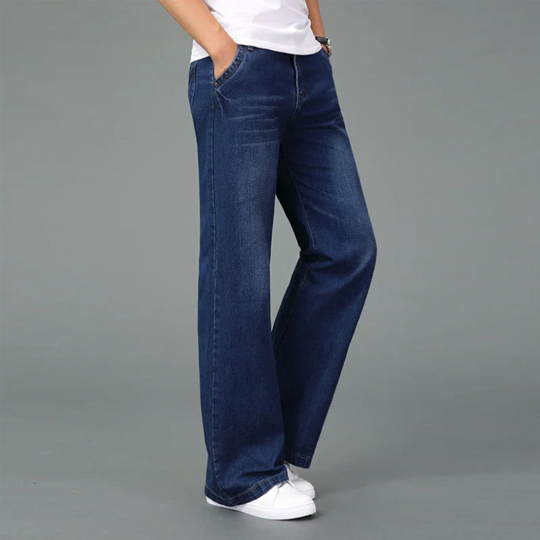 Heren Bootcut Jeans Retro Stijl 2