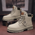 Heren Boots Patchworkontwerp Leren 0