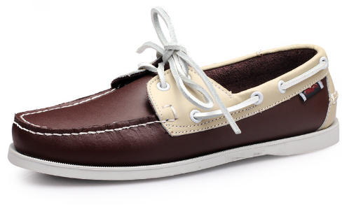 Heren Bootschoenen Nautisch Laag met Kleurblokken 5