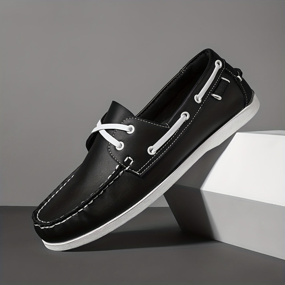 Heren Bootschoenen Nautisch Laag met Kleurblokken 9