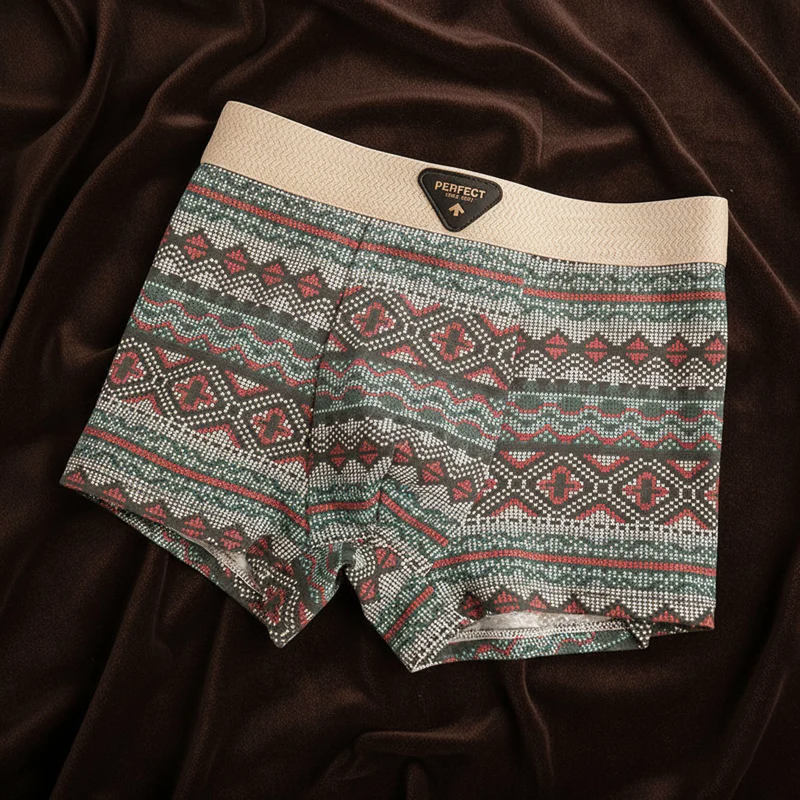 Heren Boxershort Geometrisch Patroon 3