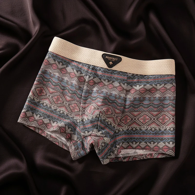 Heren Boxershort Geometrisch Patroon 4
