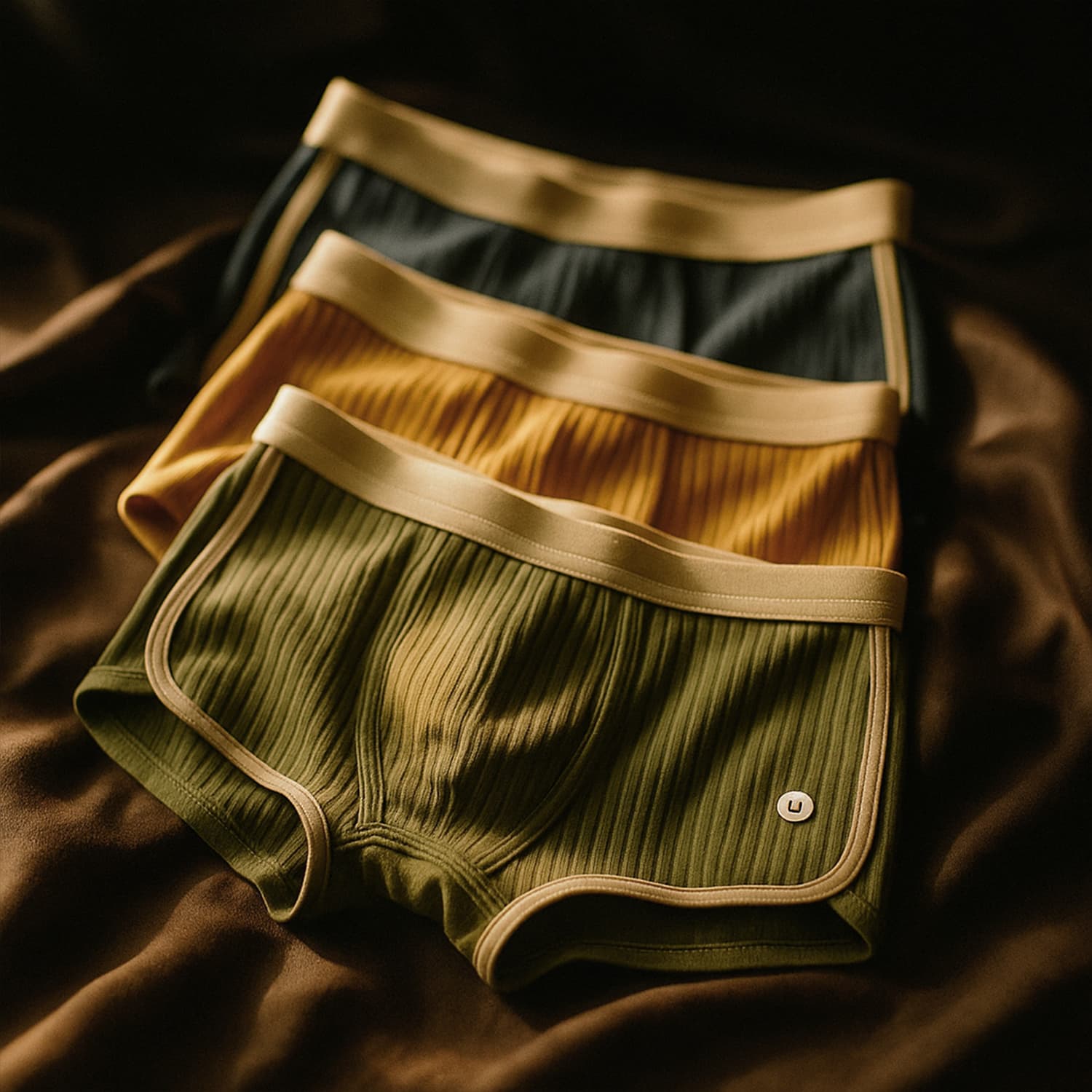 Heren Boxershorts Set Met Geribbelde Textuur 1