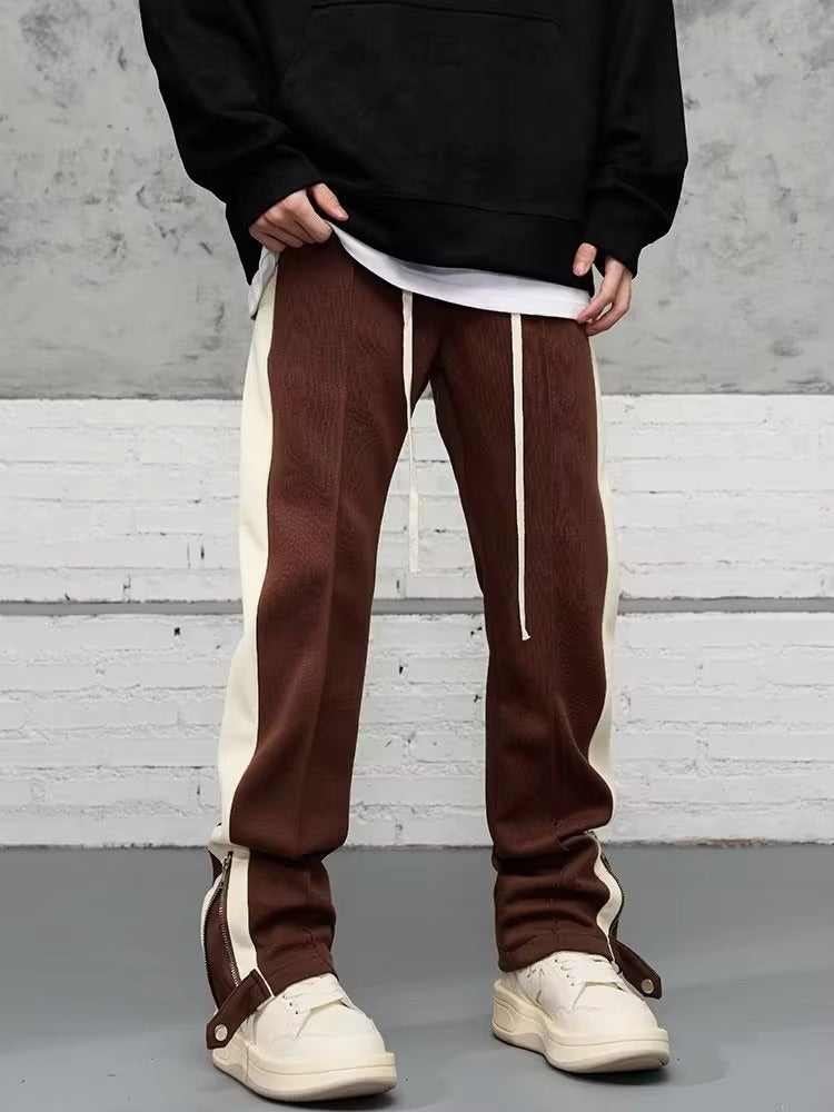 Heren Broek Casual met Contrasterende Accenten 4