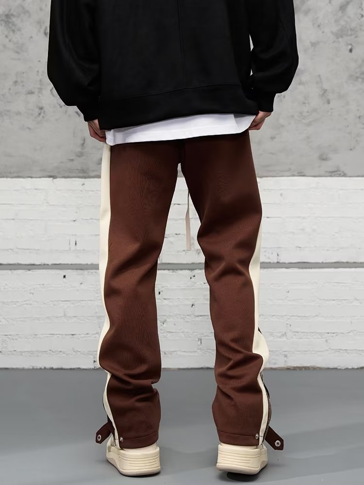 Heren Broek Casual met Contrasterende Accenten 5