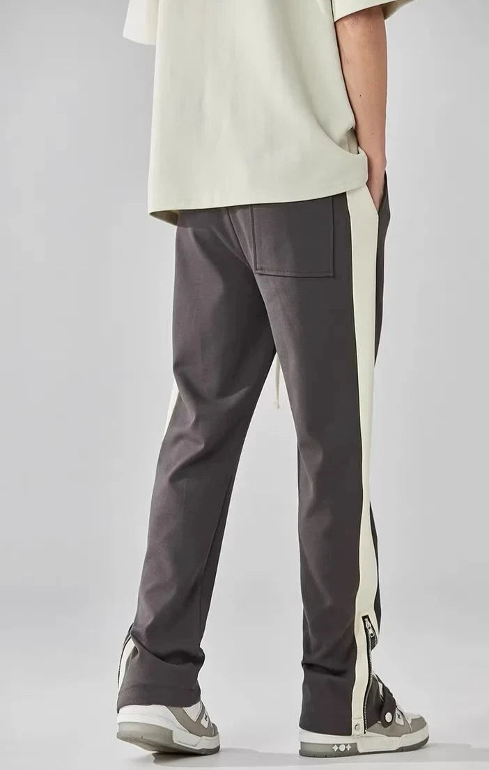 Heren Broek Casual met Contrasterende Accenten 7