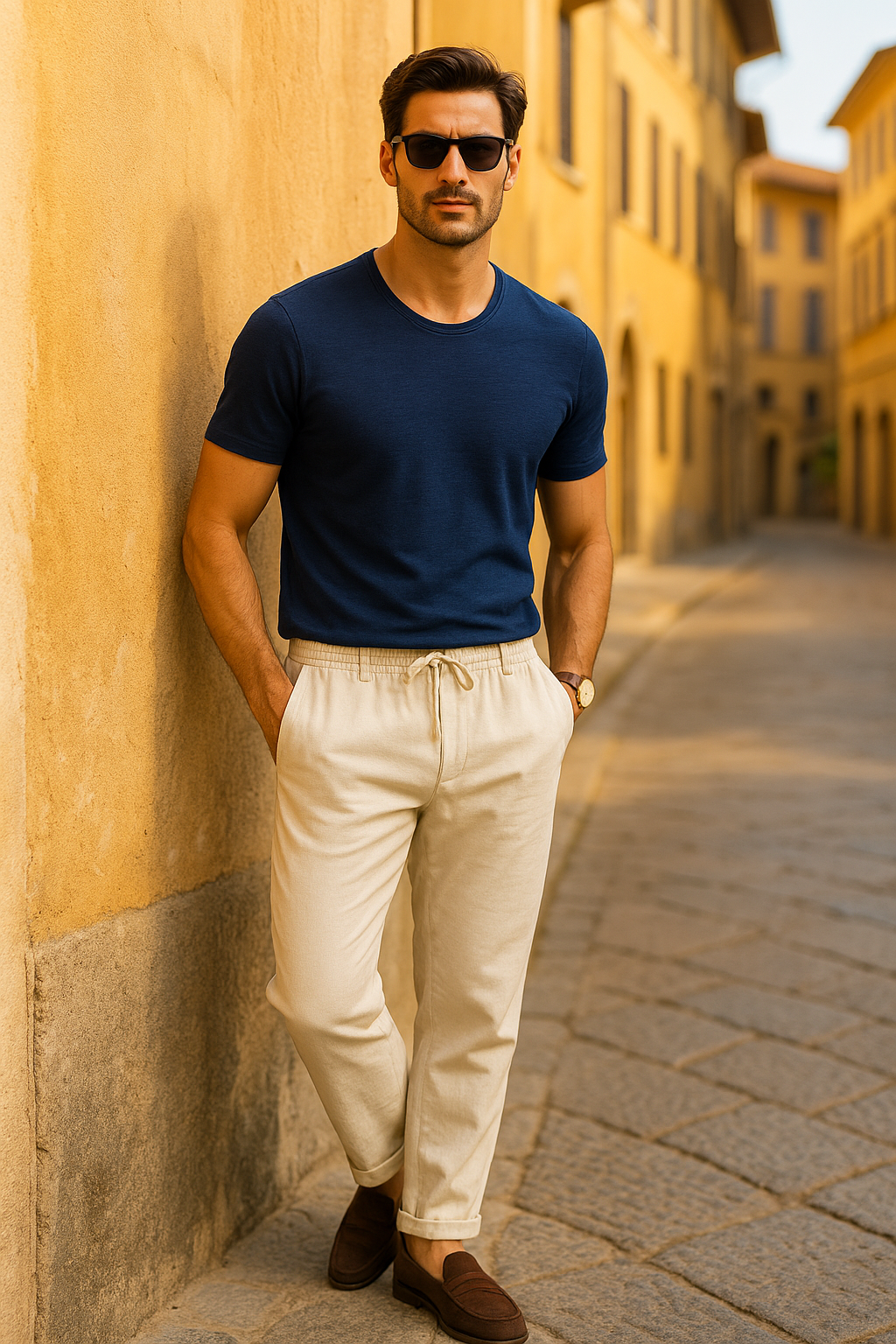 Heren Broek Comfortabel voor de Zomer 1
