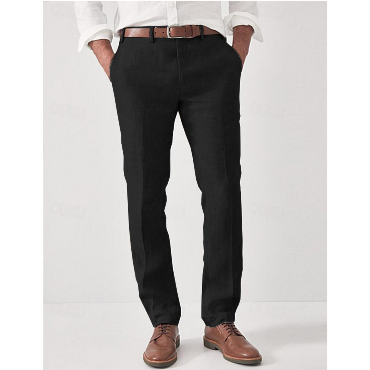 Heren Broek Klassieke Snit 1