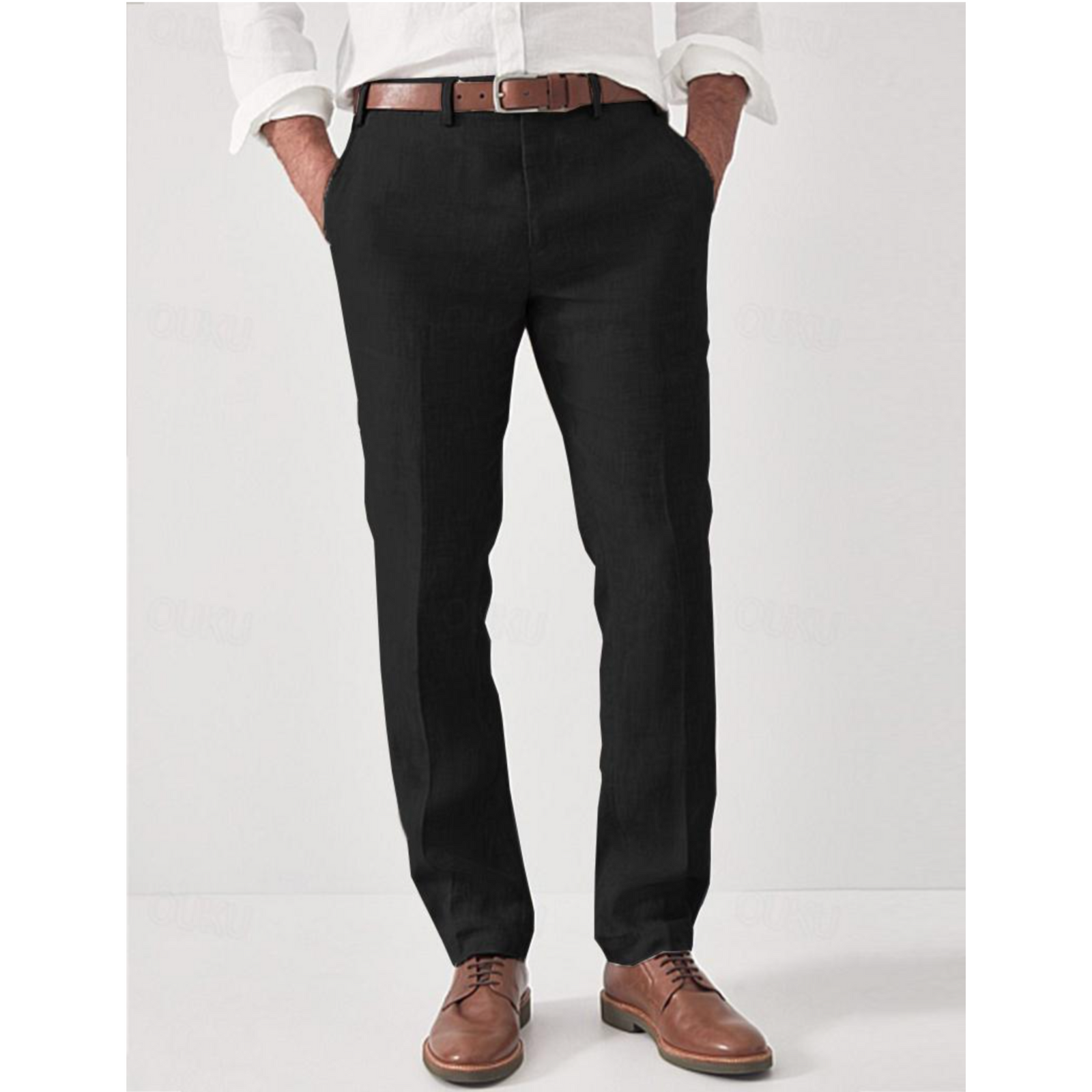 Heren Broek Klassieke Snit 1