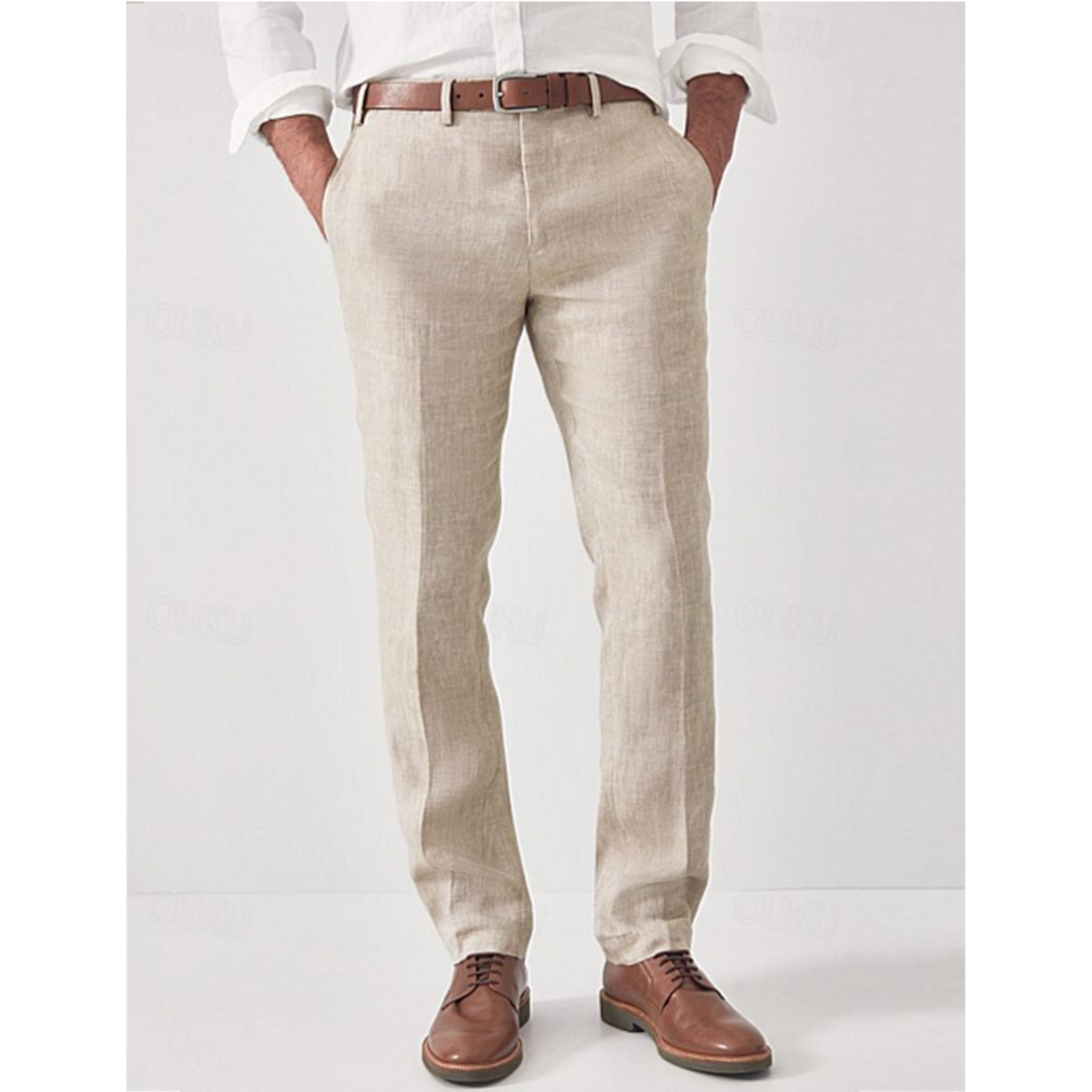 Heren Broek Klassieke Snit 2