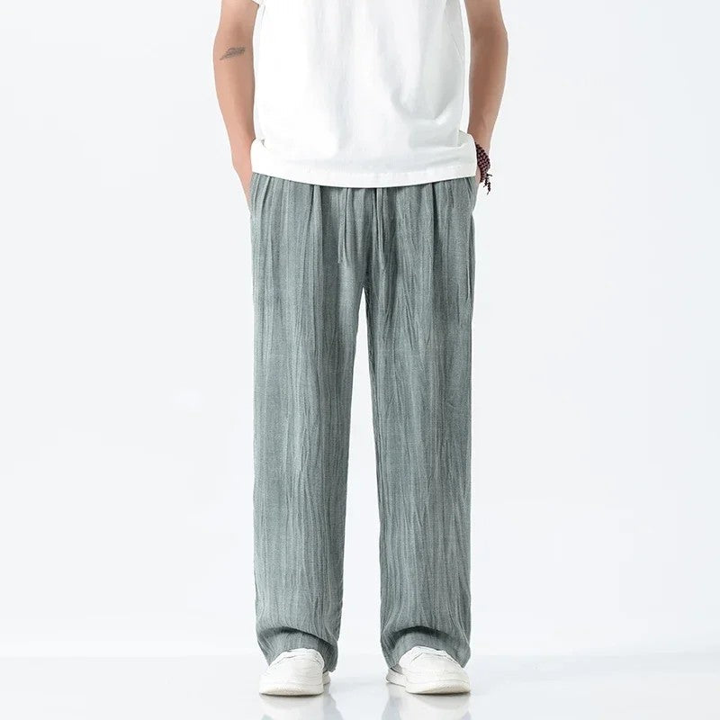 Heren Broek Rechte Pasvorm Voor Casual Zomerstijl 2