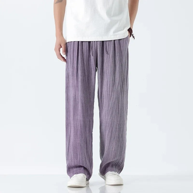 Heren Broek Rechte Pasvorm Voor Casual Zomerstijl 9