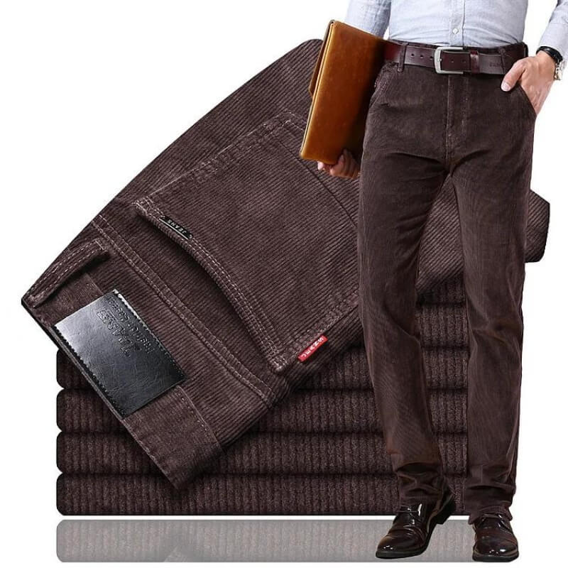 Heren Broek Rechtesnit Stijlvol voor Casual en Formele Gelegenheden 2