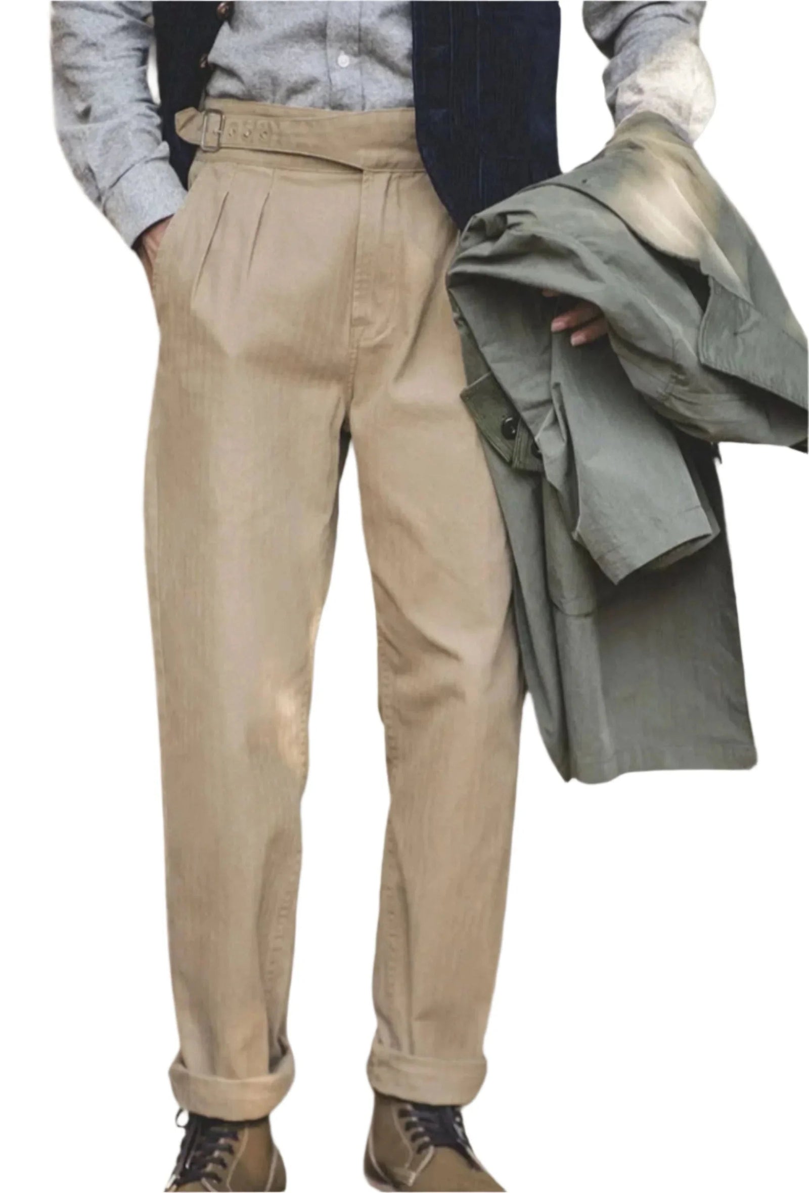 Heren Broek Vintage Stijl 4