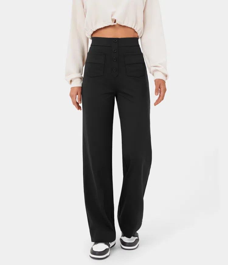 Heren Broek met Knopen en Stijlvol Ontwerp 2