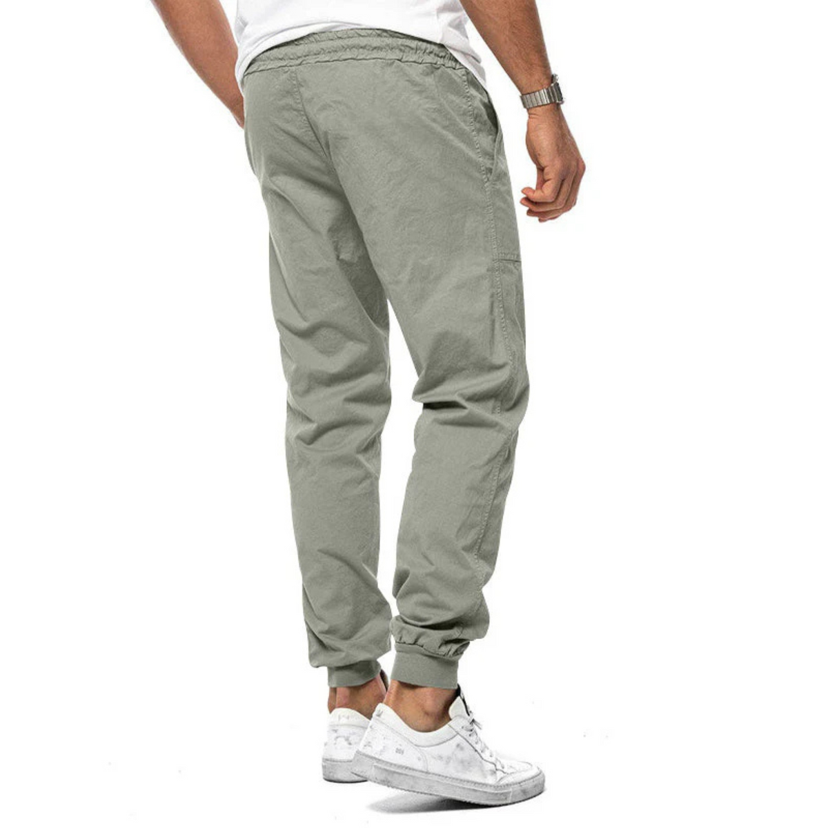 Heren Broeken Casual Met Elastiek En Stretch Pasvorm 6