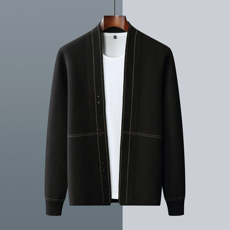 Heren Cardigan Klassiek Gebreid 2