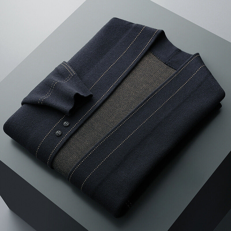 Heren Cardigan Klassiek Gebreid 3