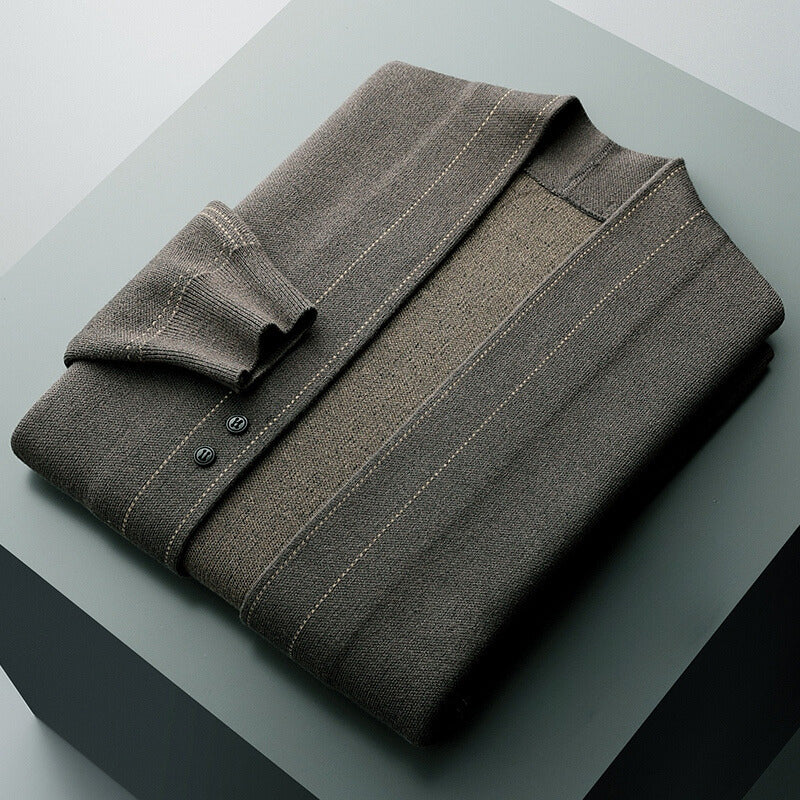 Heren Cardigan Klassiek Gebreid 4