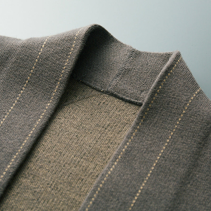 Heren Cardigan Klassiek Gebreid 7