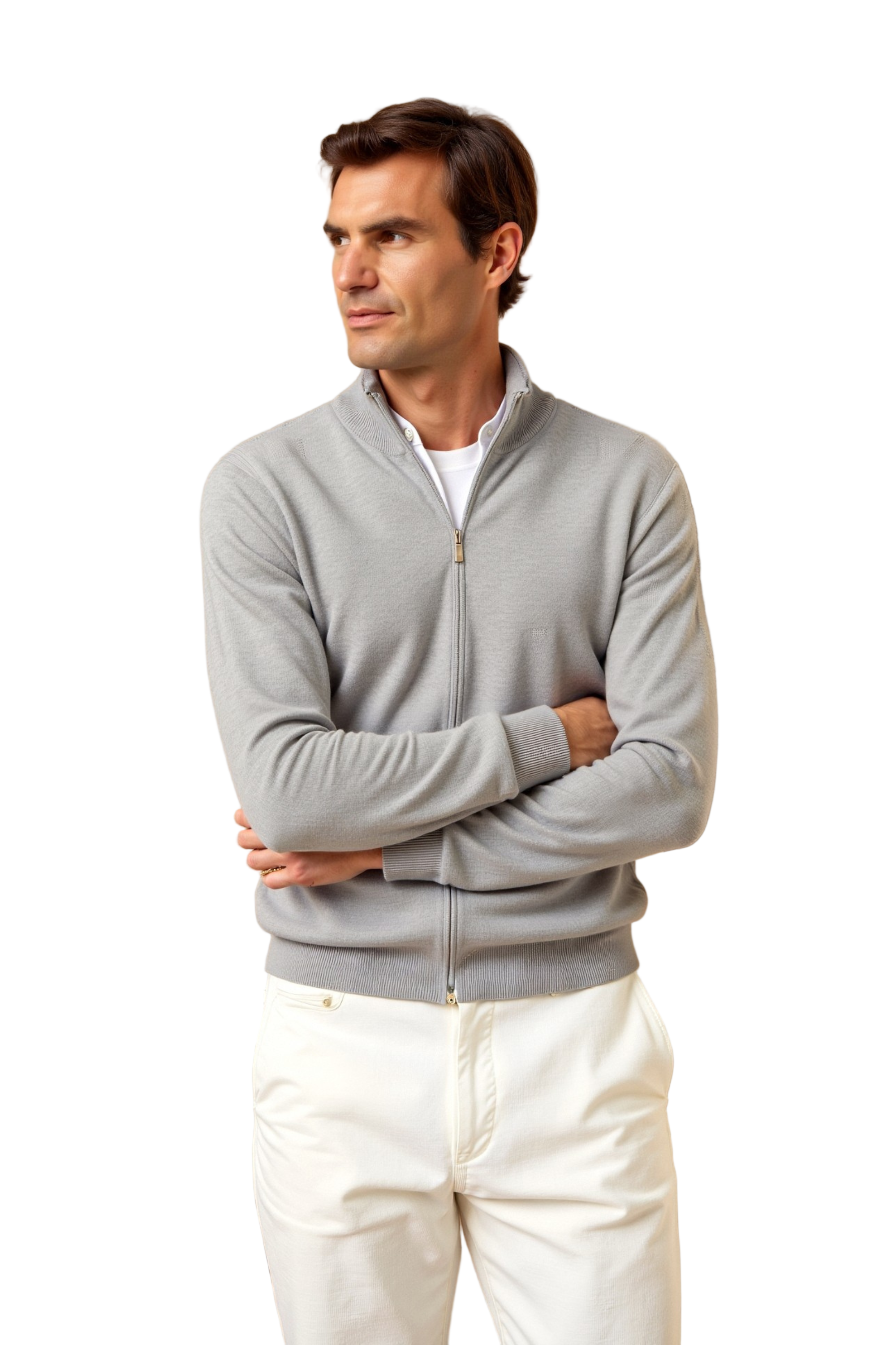 Heren Cardigan Slank Fit Stijlvol 1