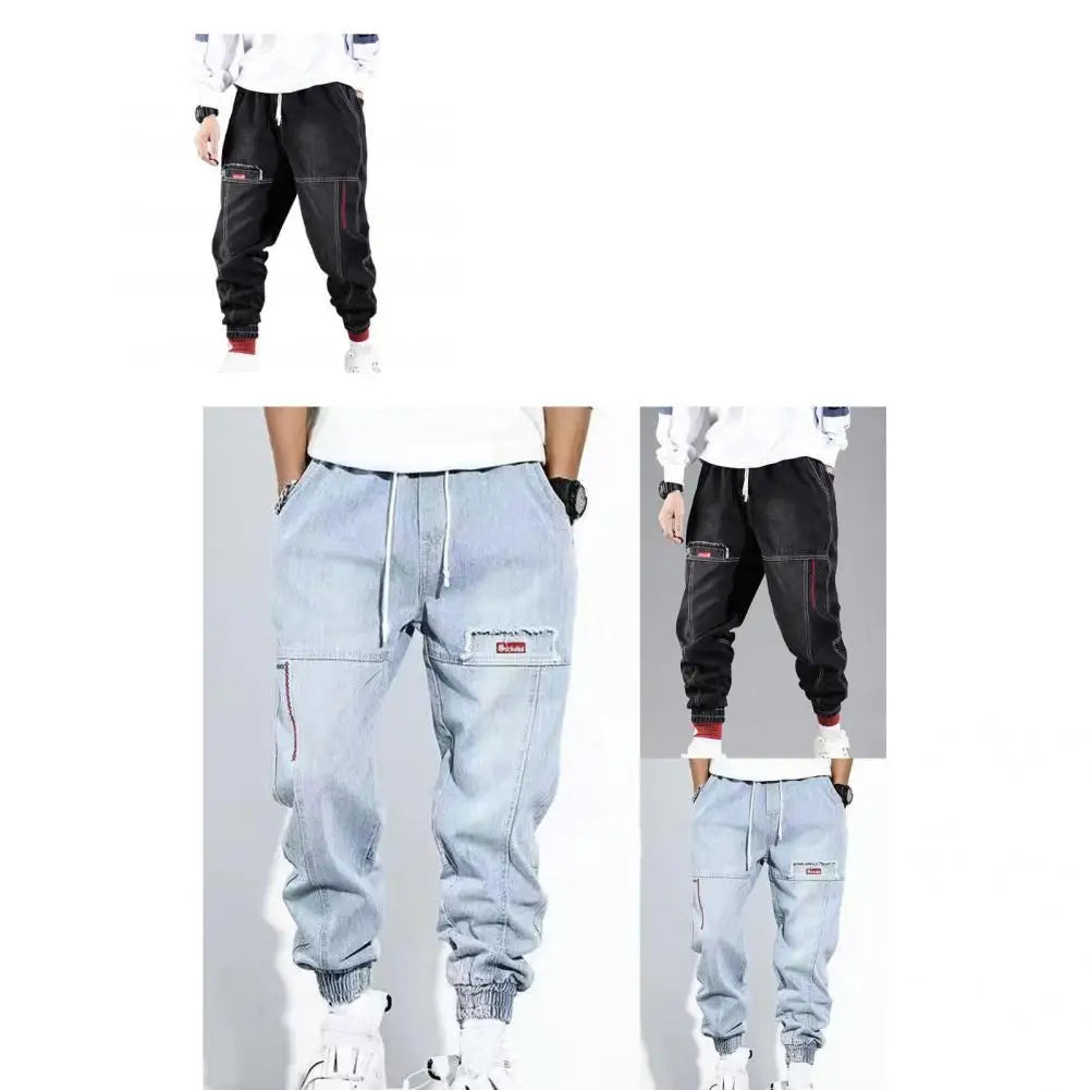Heren Cargo Broek Taps Toelopend Met Utility Pockets 3