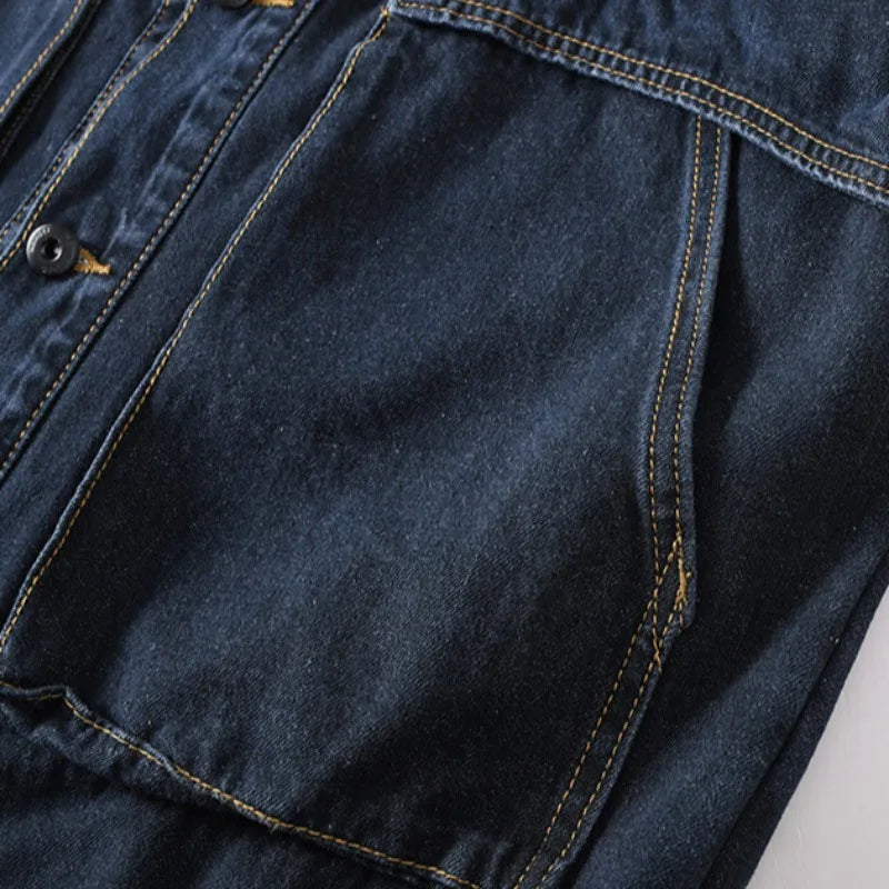 Heren Cargo Denimjack Boxy Fit 4