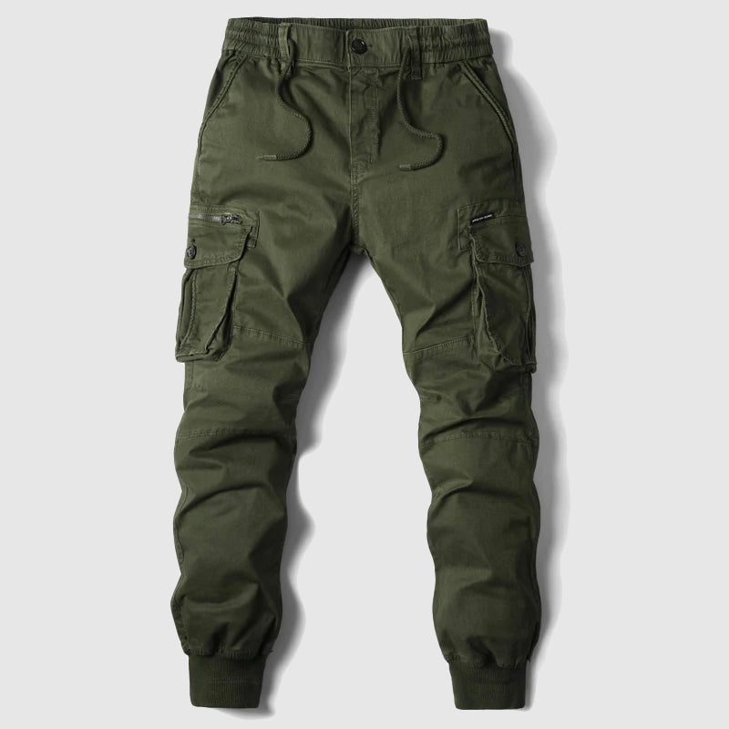 Heren Cargo Joggerbroek Met Elastische Manchetten 5