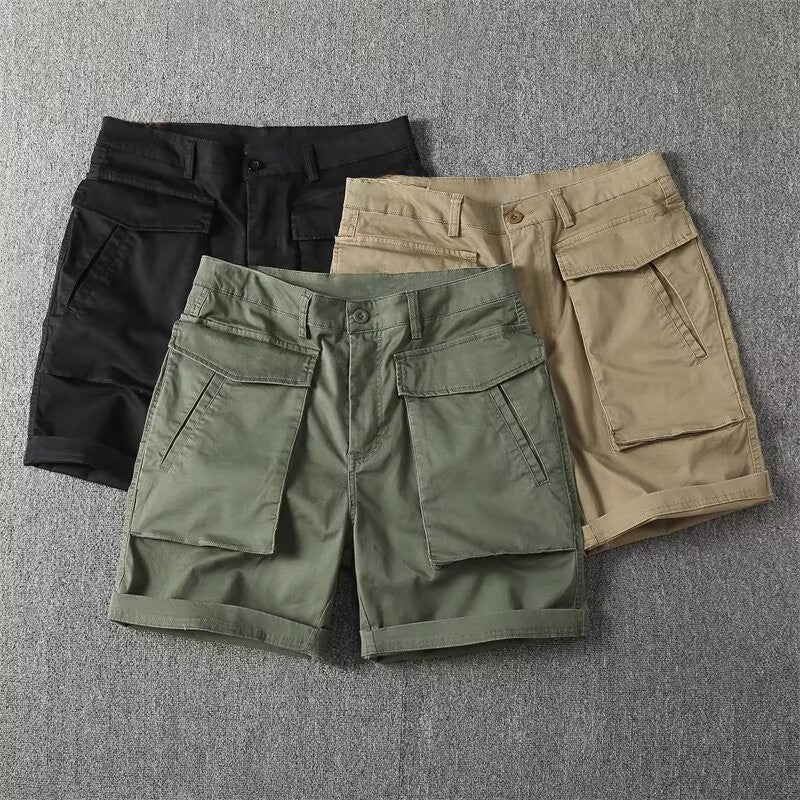 Heren Cargo Shorts Camouflage Stijl 0