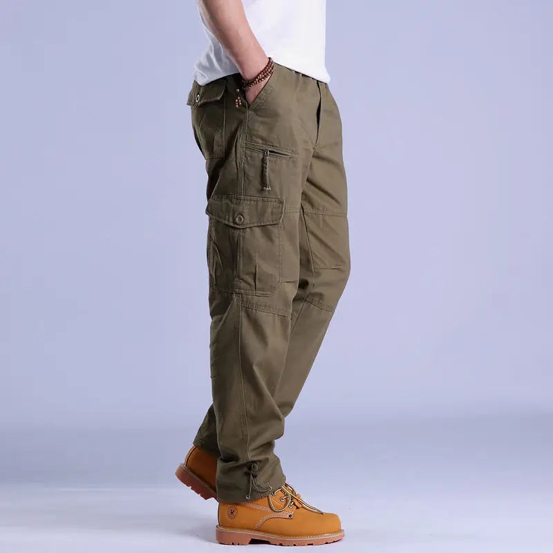 Heren Cargobroek Camouflage Stijl Met Praktische Cargozakken 1