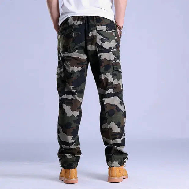 Heren Cargobroek Camouflage Stijl Met Praktische Cargozakken 5