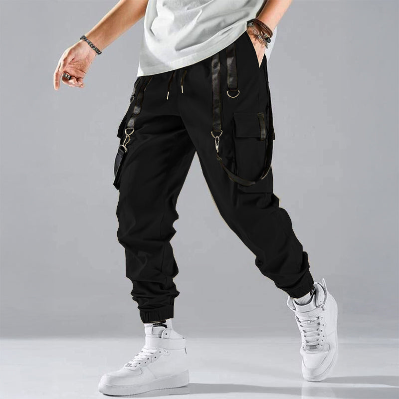Heren Cargobroek Met Multifunctionele Zakjes Modern Streetwear 4