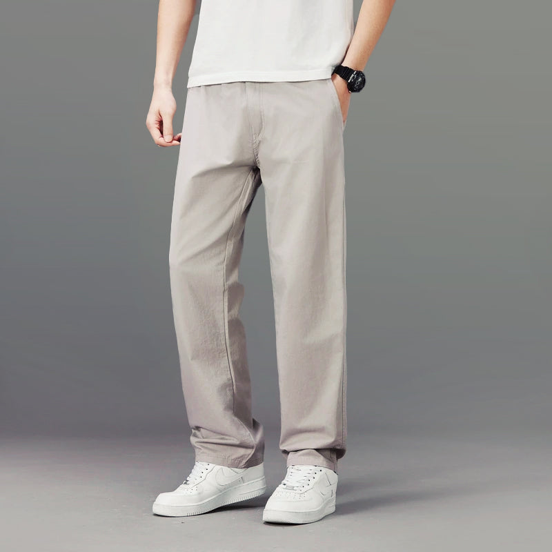 Heren Casual Broek met Rechte Pijp 1