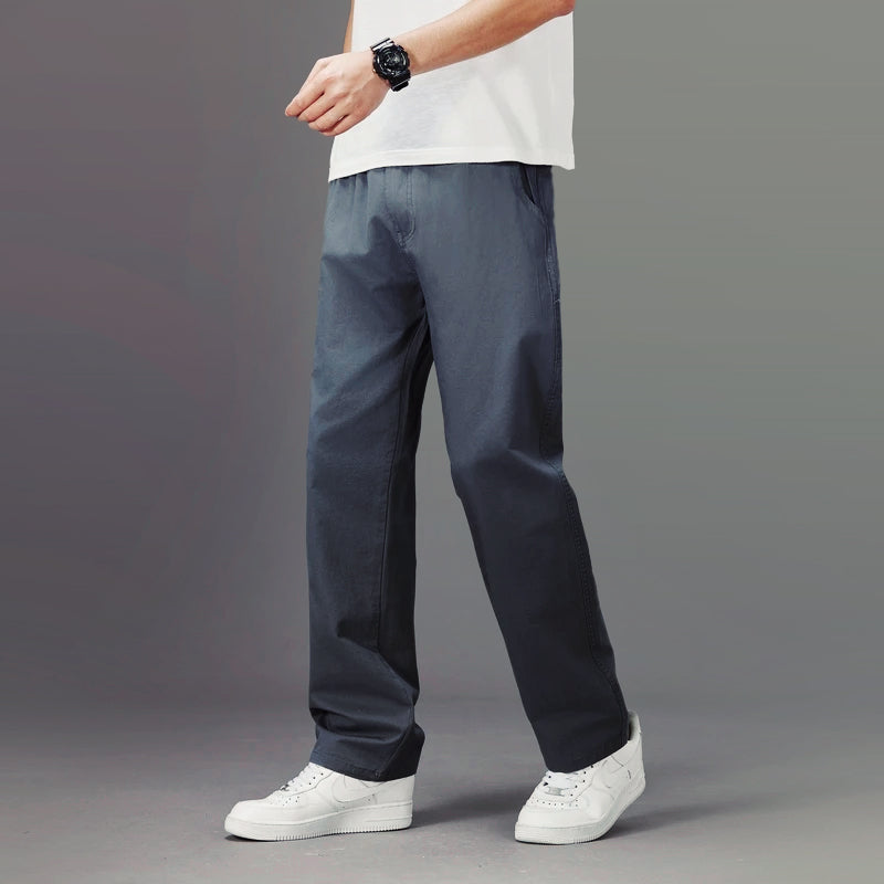 Heren Casual Broek met Rechte Pijp 2
