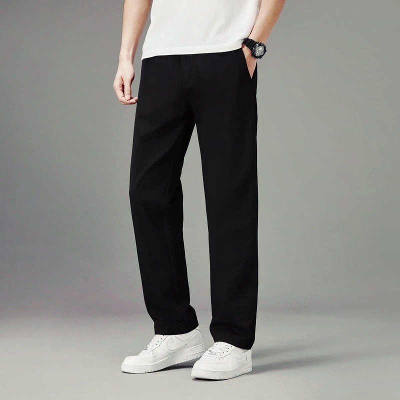 Heren Casual Broek met Rechte Pijp 3