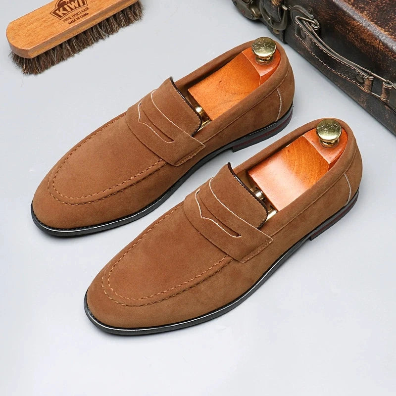 Heren Casual Loafers Suède Lichtgewicht 4