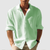 Heren Casual Overhemd Effen Kleur Lange Mouwen 3