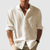 Heren Casual Overhemd Effen Kleur Lange Mouwen 4