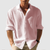 Heren Casual Overhemd Effen Kleur Lange Mouwen 5