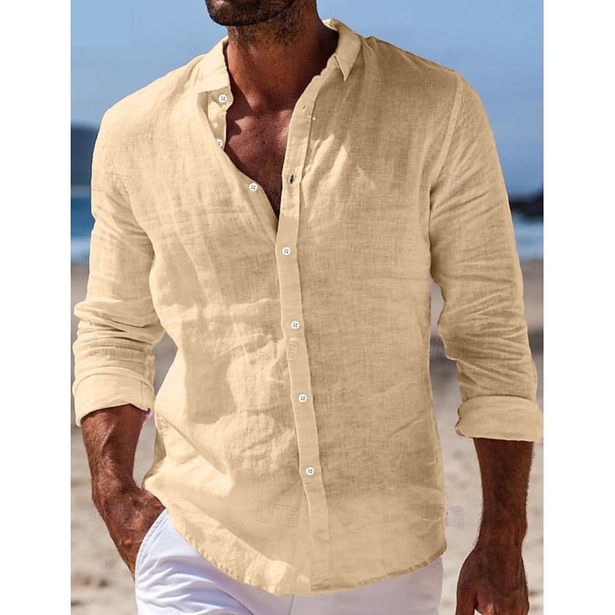 Heren Casual Overhemd Lichtgewicht Stijl 5