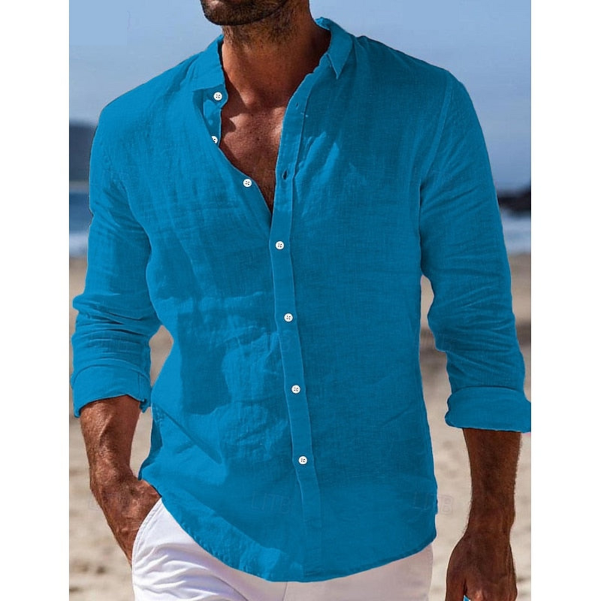 Heren Casual Overhemd Lichtgewicht Stijl 7