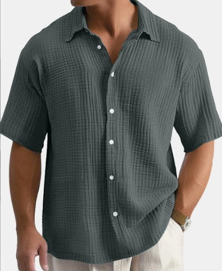 Heren Casual Overhemd Verhoogd Stijl 1